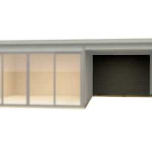 Rückwand + Seitenwand für Domeo 5 Markenware