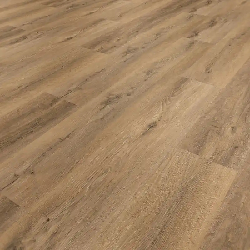 wineo Rigid Klick-Vinyl wineo 400 wood XL Authentic Oak Brown Synchronprägung Highlight