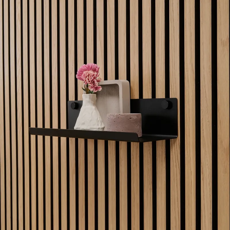 ter Hürne SilentDesign LivingWall Function Metallregal Arne Small Echt